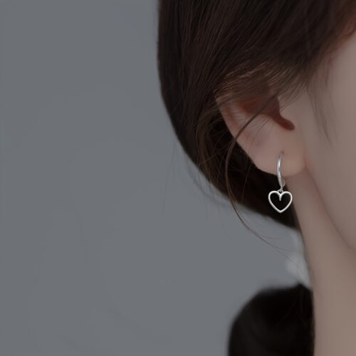 Pendientes Colgantes de Corazón