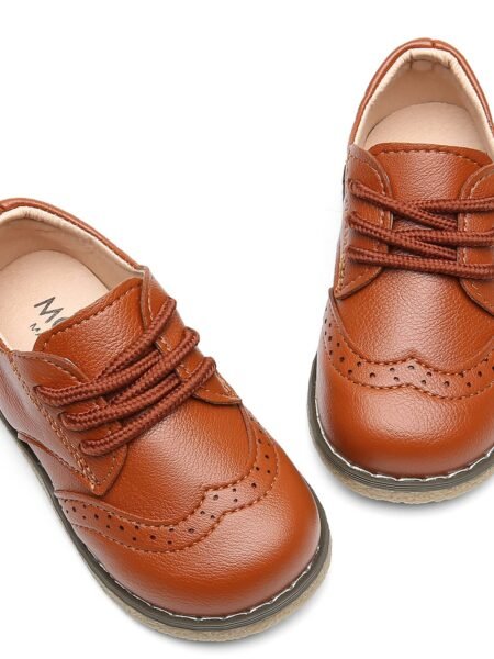 Zapatos oxford de cuerdo para niño o niña