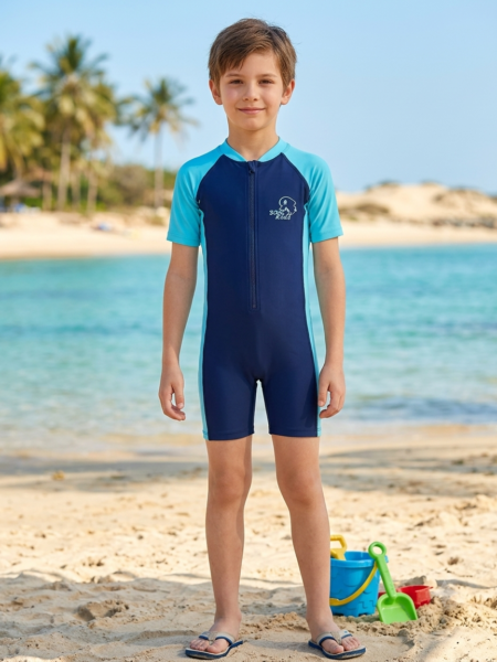 Traje de baño unisex con protección solar