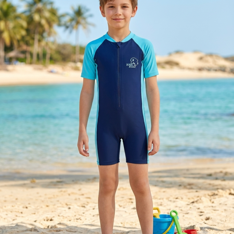 Traje de baño unisex con protección solar