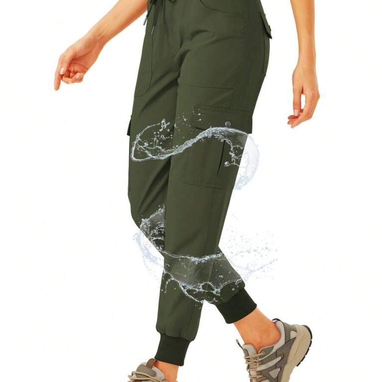 Pantalón cargo deportivo con multiples bolsillos