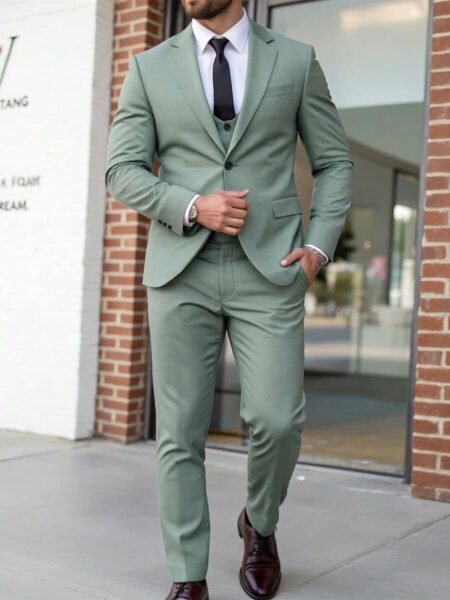 Traje formal de 2 piezas de saco y pantalon para hombre